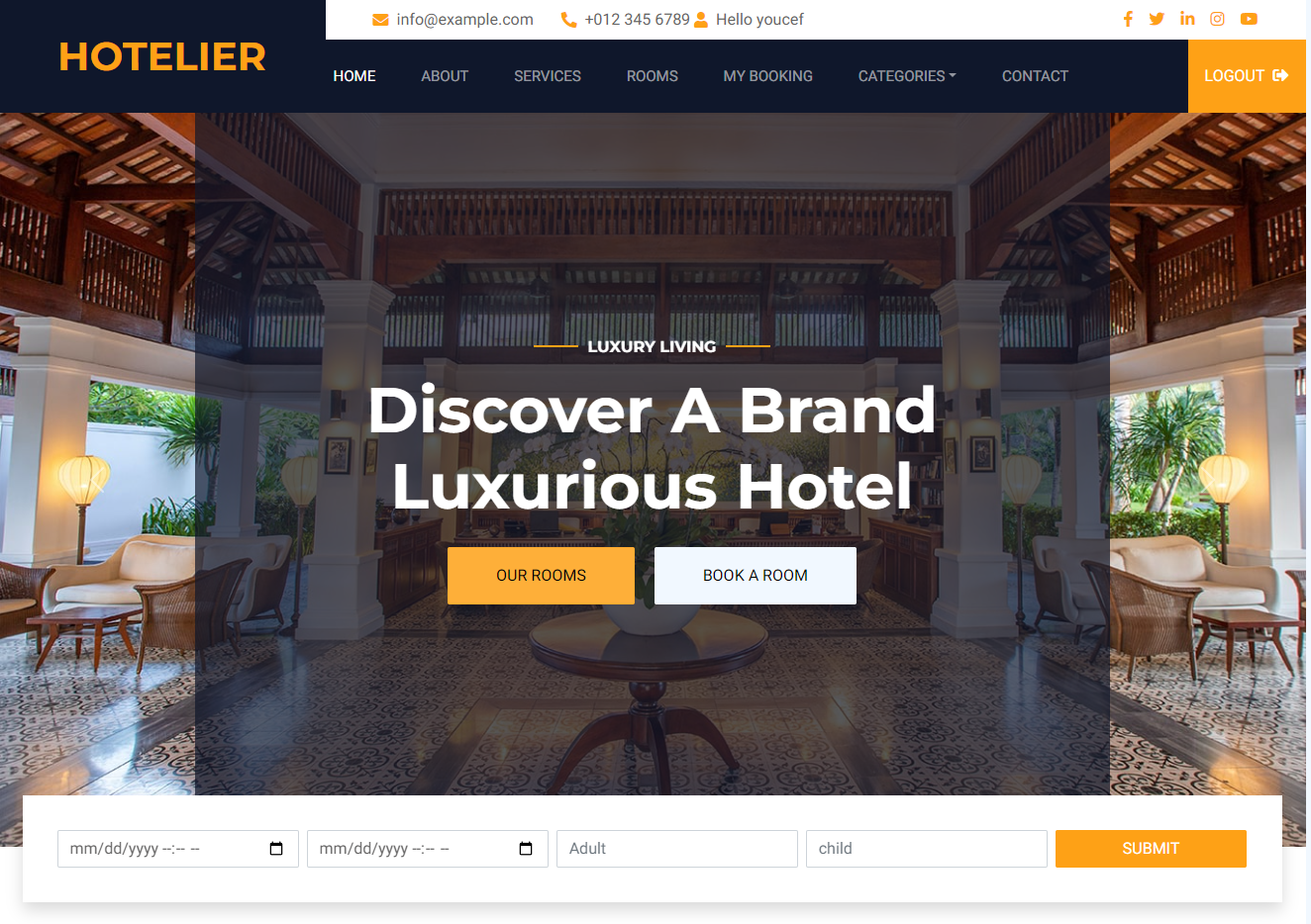 Hotelier - Hotel Reservation App